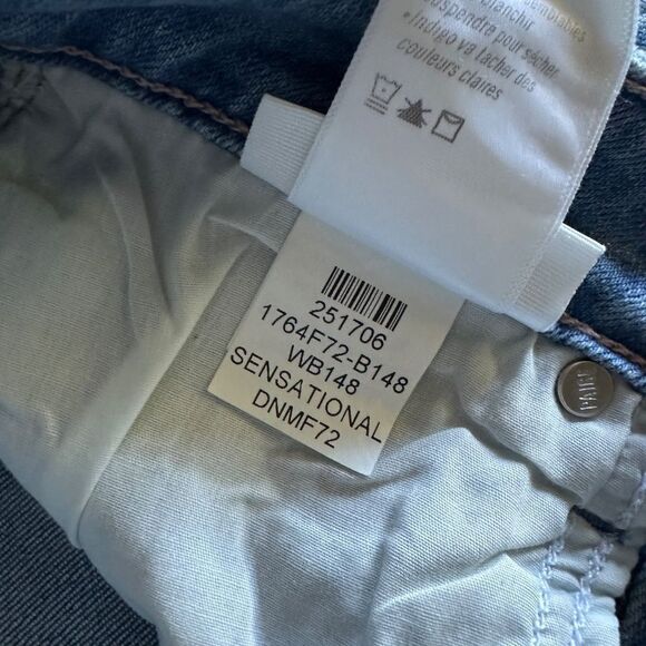 PAIGE Verdugo Ankle Mid-Rise Ultra Skinny in Sensational - Picture 7 of 9